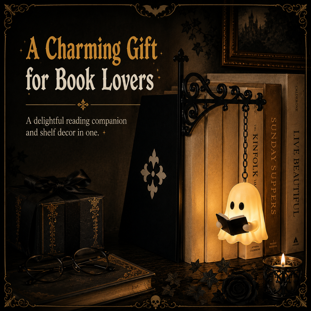 Hanging Ghost Bookshelf Lamp
