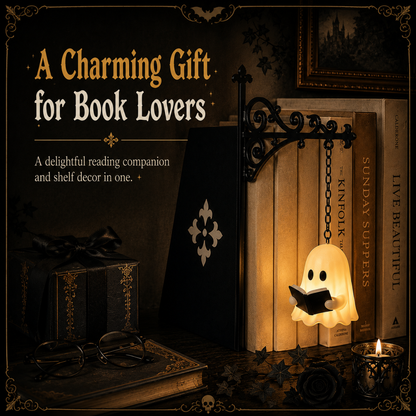 Hanging Ghost Bookshelf Lamp